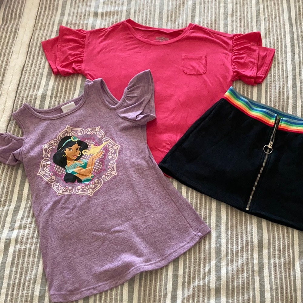 2 blouses and 1 skirt